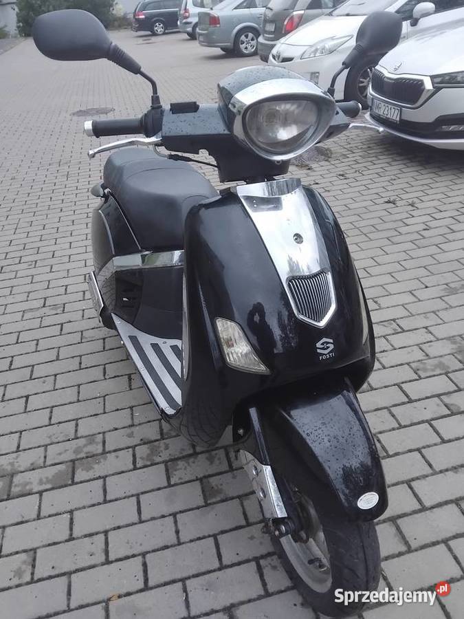 Skuter 125cc bez papierów uszkodzony Białystok