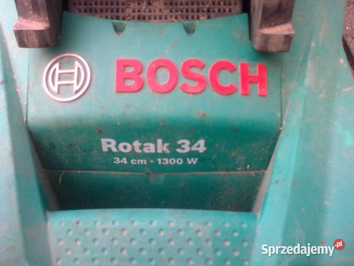 uszkodzona kosiarka Bosch Rotak 34 sprzedam