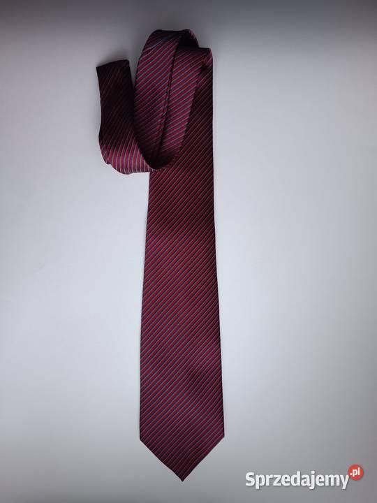 Krawat męski bordowy Warszawa sprzedam