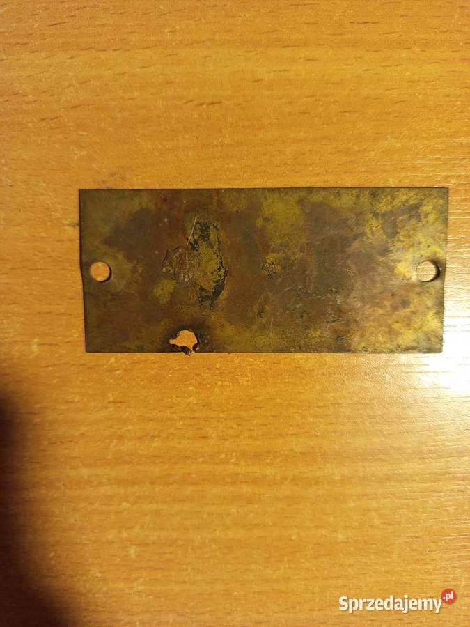 Tabliczka jacobi i einhorn śląskie Goczałkowice-Zdrój