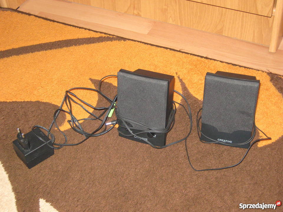 sprzedam głośniki 2 Głośniki, słuchawki i kamerki internetowe Elektronika Bachórz