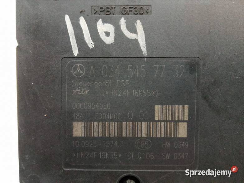 POMPA ABS A0054312912 MercedesBenz Cklasa II
