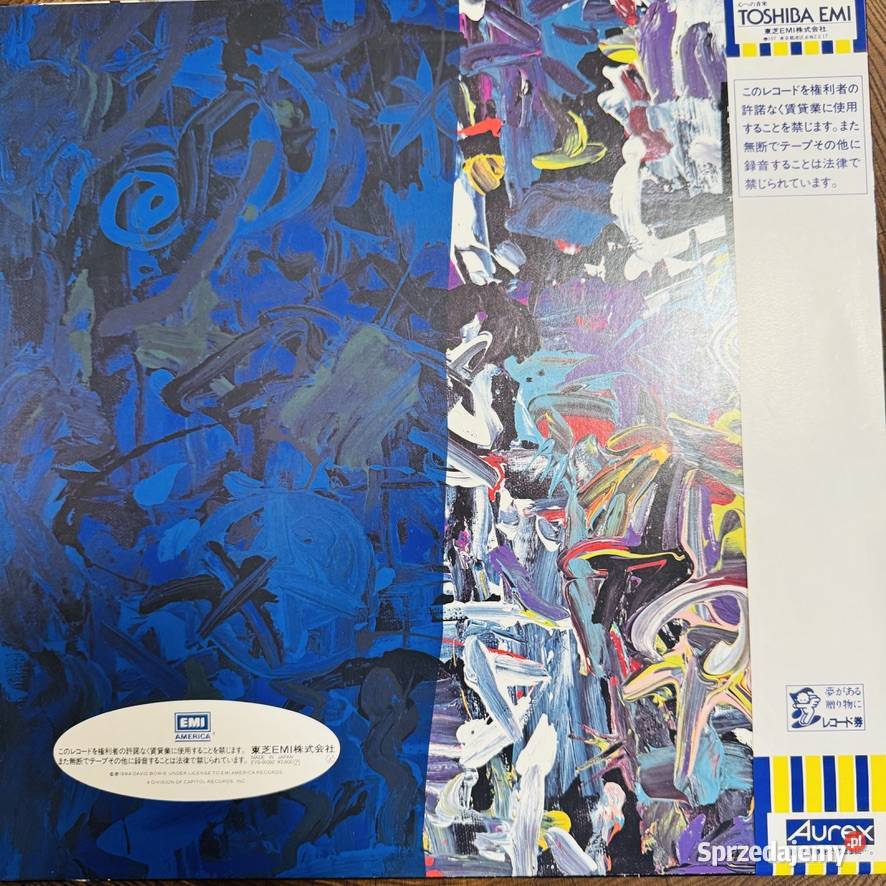 David Bowie Tonight NMM Japan Obi LP 1984 Emi Gdańsk