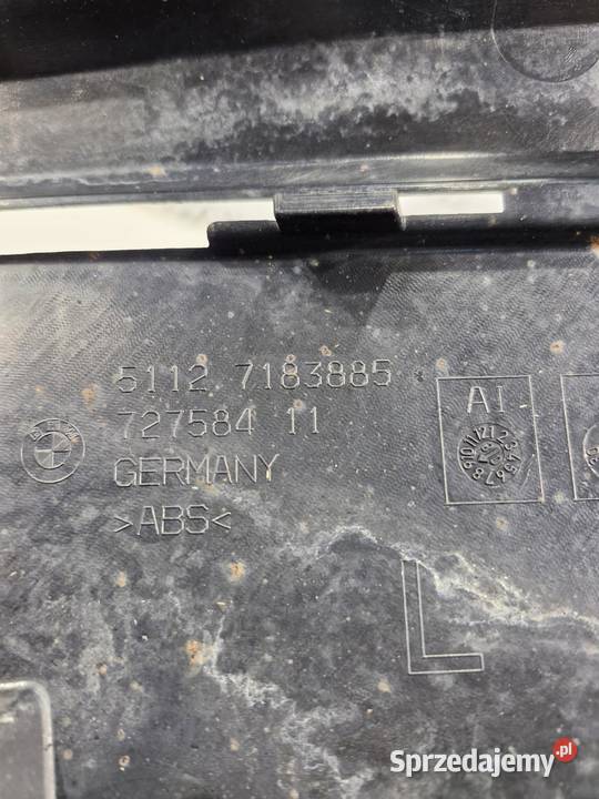 BMW 7 F01 F02 F04 MOCOWANIE ŚLIZG ZDERZAKA LEWY
