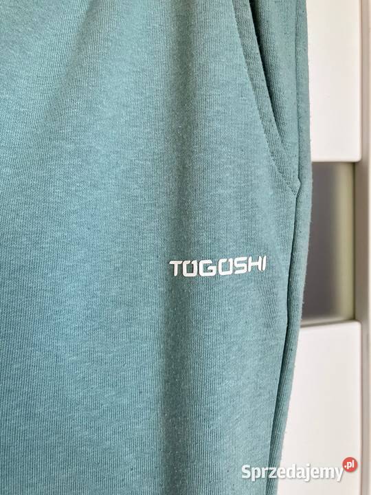 Damskie spodnie dresowe Togoshi turkus L dresy Nisko sprzedam