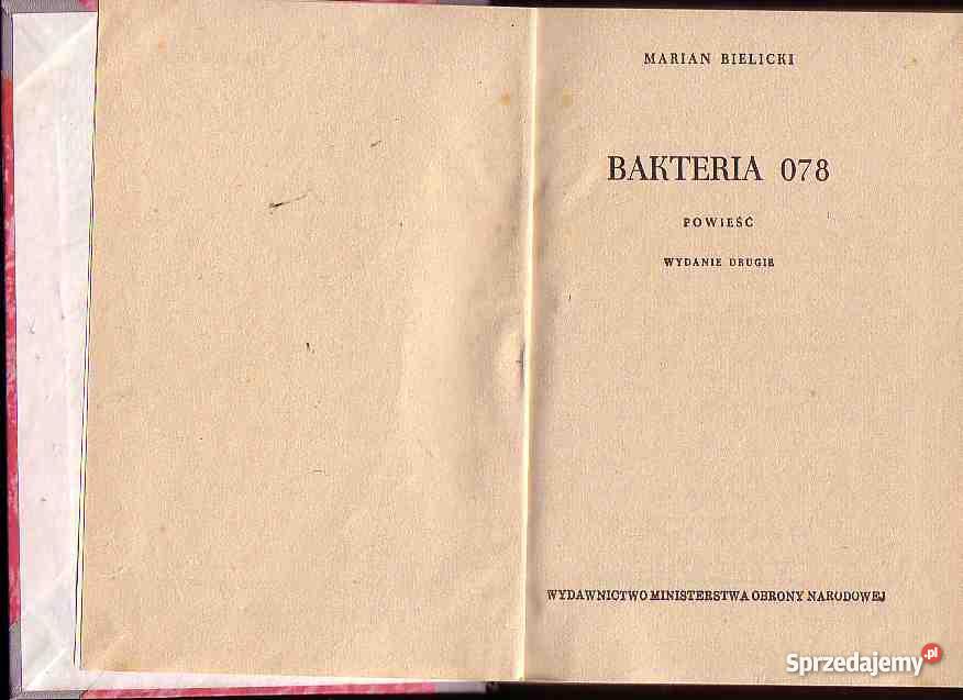 974 BAKTERIA 078 MARIAN BIELICKI Czyrna