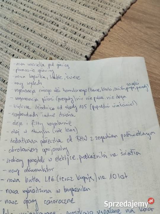 Zestaw Wartburg 13 S LPG doinwestowany do 59000km Iława