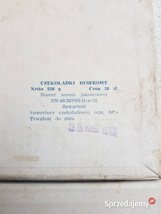 Wedel stare pudełka PLL LOT 3 Warszawa