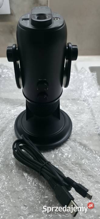 Mikrofon Blue Yeti Blackout Czarny Warszawa sprzedam
