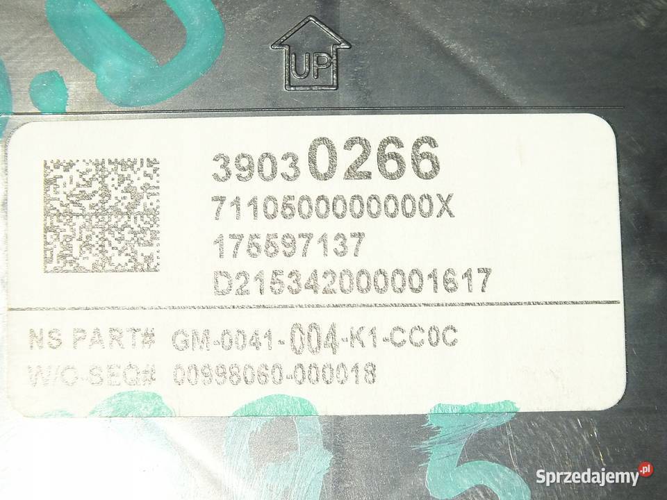 OPEL ASTRA STEROWNIK SILNIKA 55494027 Przemęt sprzedam