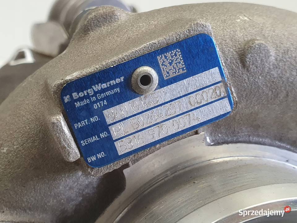 TURBOSPRĘŻARKA Volvo V60 S60 II XC60 24 D D4 Rudka