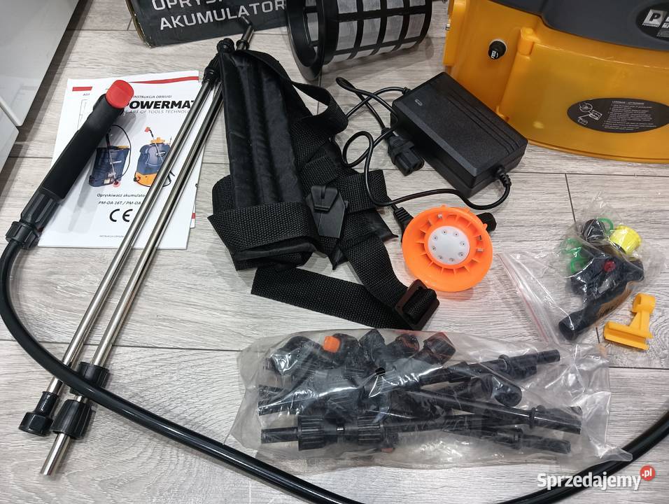 Opryskiwacz akumulatorowy 20l z pompom duży Wałbrzych