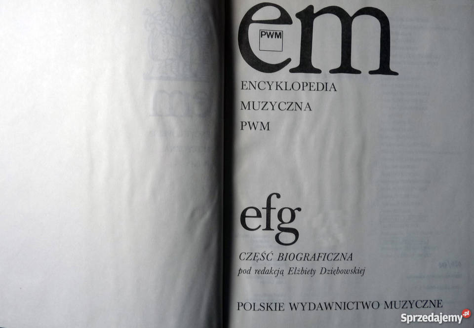 Encyklopedia muzyczna PWM dolnośląskie sprzedam
