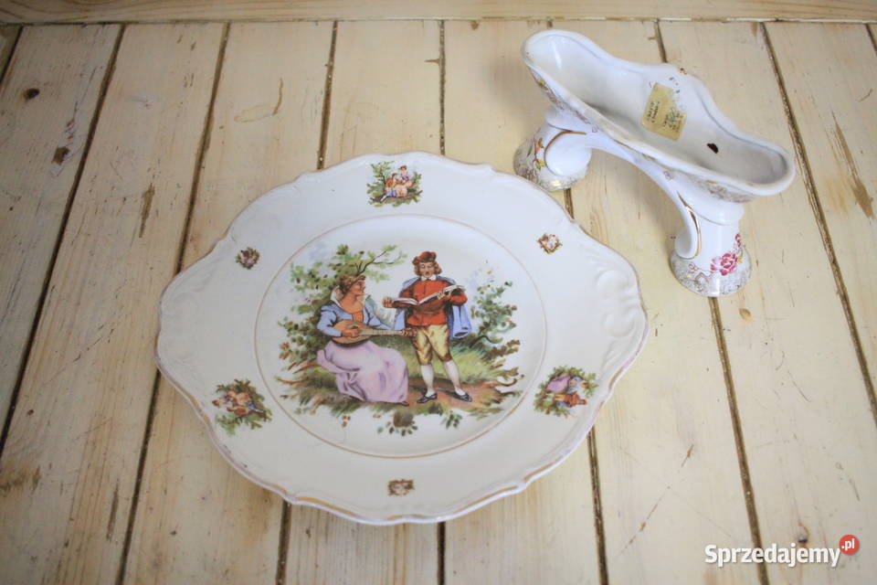 Taca dekoracyjna Porcelana Wałbrzyska Rococo Pszczyna