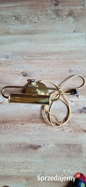 Mosiężna lampa gabinetowa bankierska małopolskie