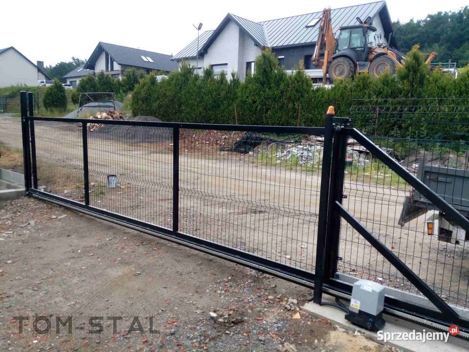 BRAMA PRZESUWNA wypełniona panelem fi 4mm Dzierżoniów sprzedam