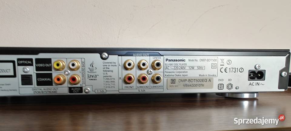 Panasonic BDT 500 odtwarzacz Bluray 3d