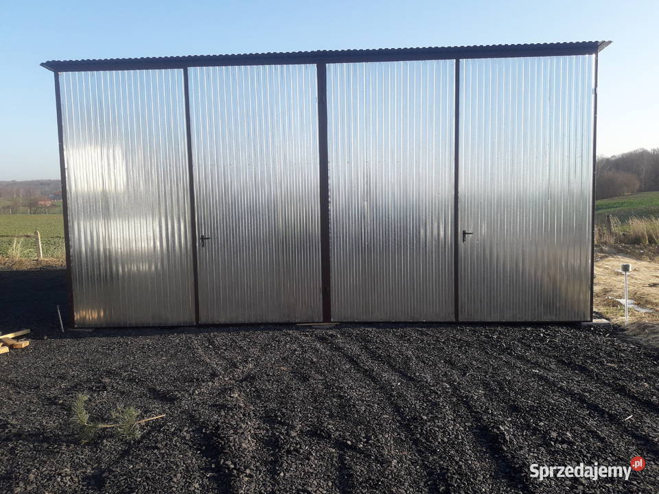 Garaż blaszany 6x6 OCYNKOWANY Garaże Blaszane Przemyśl