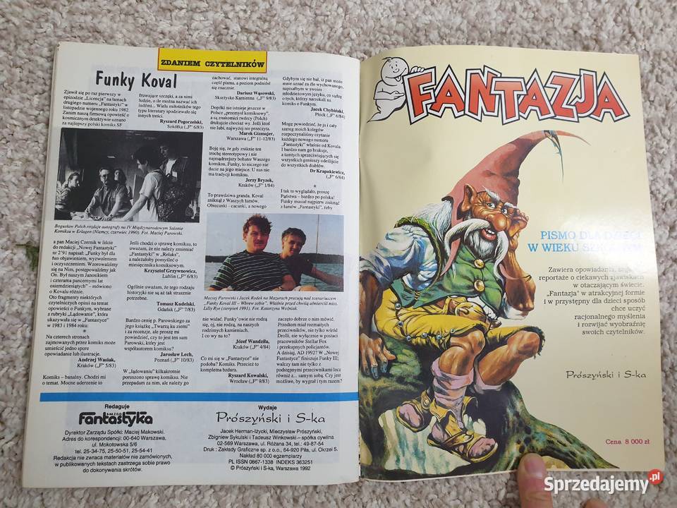 Funky Koval cz1 i 2 Komiks Fantastyka Bousław pomorskie Gdynia