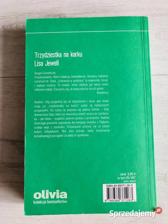 Książka Trzydziestka na karku Lisa Jewell romans Proza i poezja Łódź