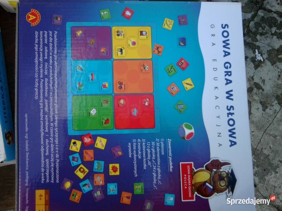 Gry planszowe edukacyjne dzieci 38 lat układamy Zabawki Knurów