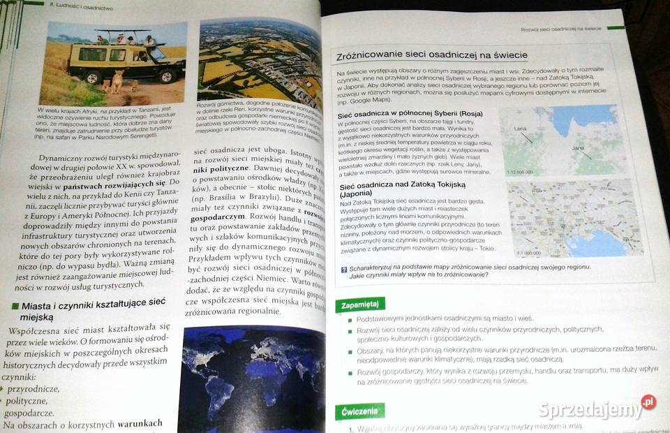 Oblicza geografii 2 Podręcznik Tomasz Rachwał i Pozostałe sprzedam