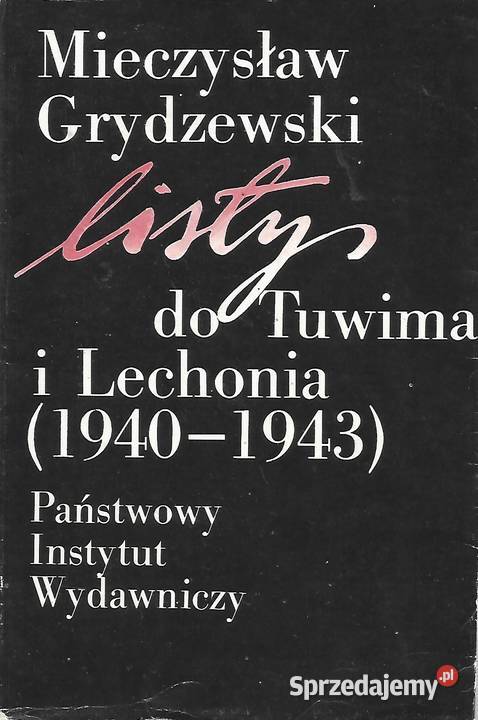 listy do Tuwima i Lechonia 19401943M Grydzewski Puławy sprzedam