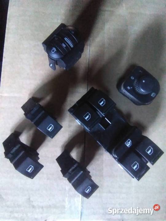 Komplet guzików szyb rezystor VW