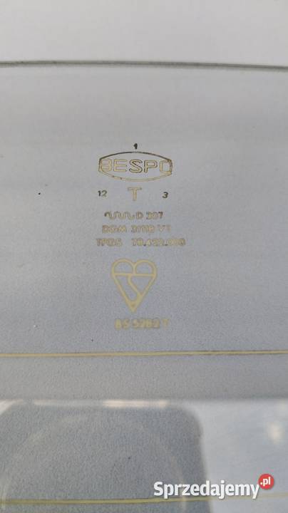 Szyba tylna ogrzewana Fiat 126p BESPO serduszko Łódź