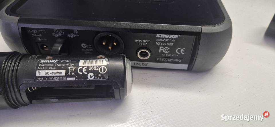 Shure PGX24SM 58 zestaw bezprzewodowy mikrofony Konin