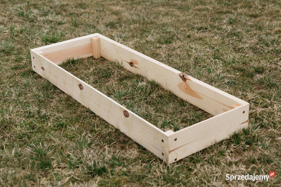 Zielnik drewniany na nogach warzywnik skrzynia śląskie Kalety