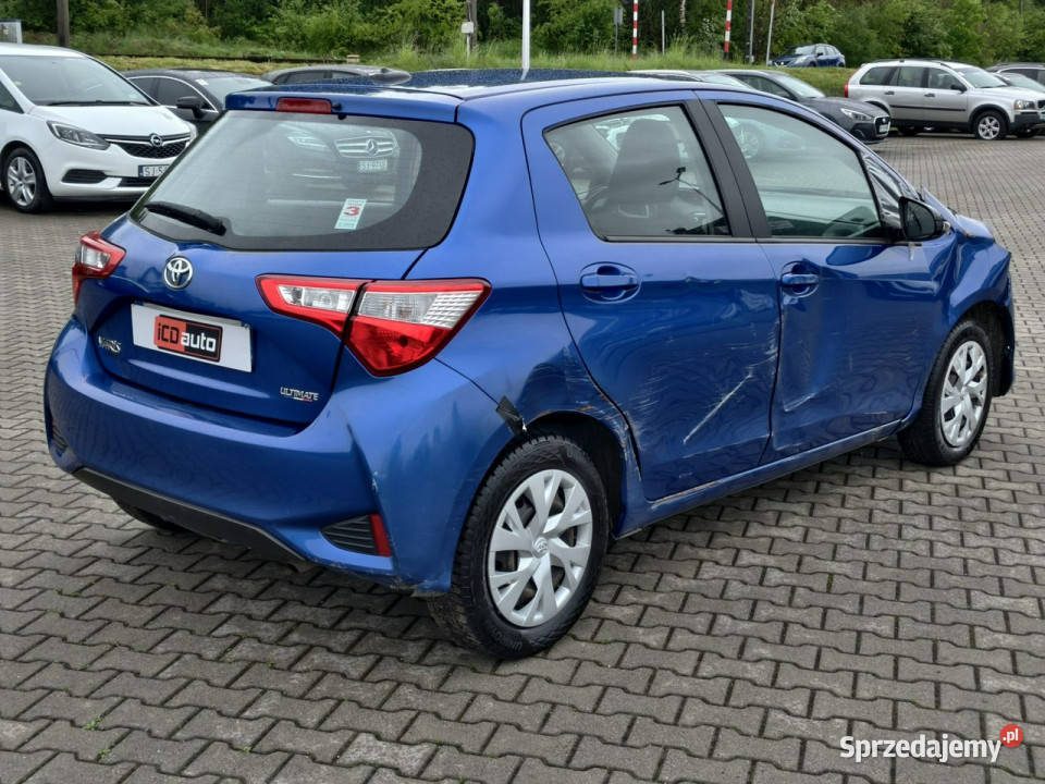 Toyota Yaris 10 benzyna 72 CIĘŻAROWY 2OSOBOWY uszkodzony Kęty