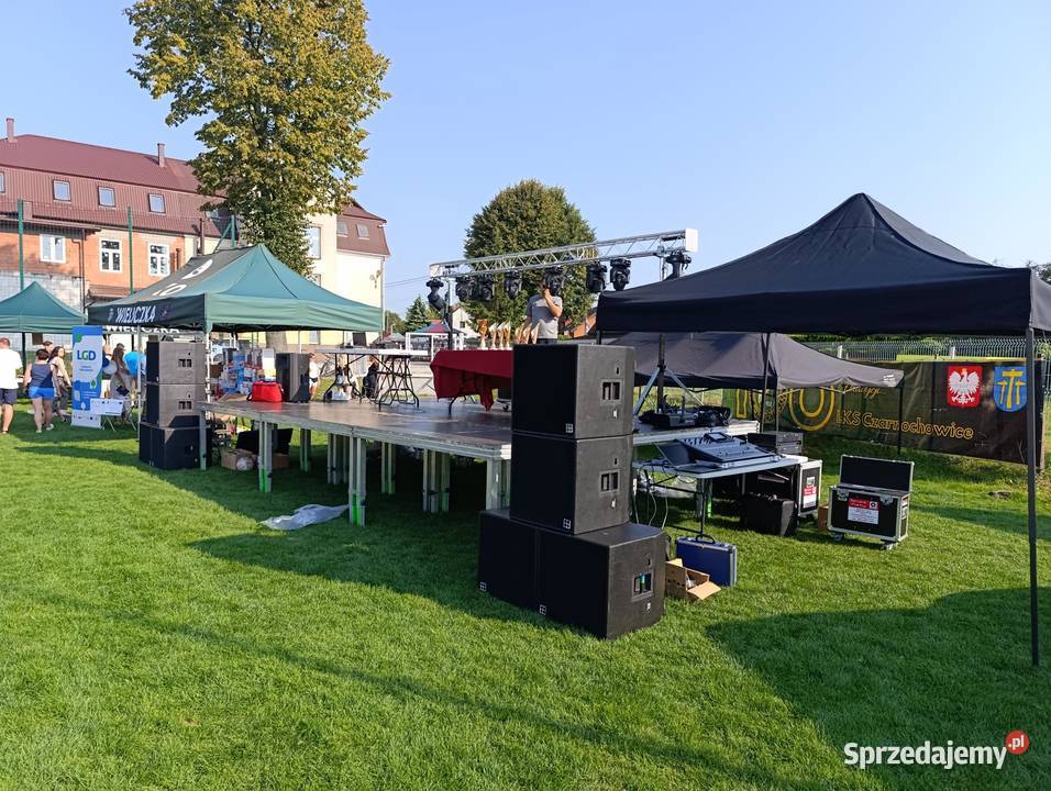 Krata tower nagłośnienie sprzęt JBL mackie HK Muzycy i artyści