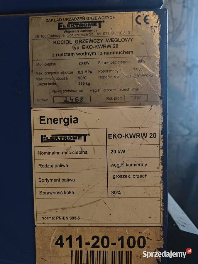 Kocioł grzewczy Elektromet Radom