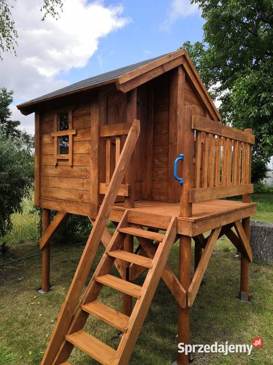 Plac zabaw dzieci domek ślizg huśtawka Kawnice