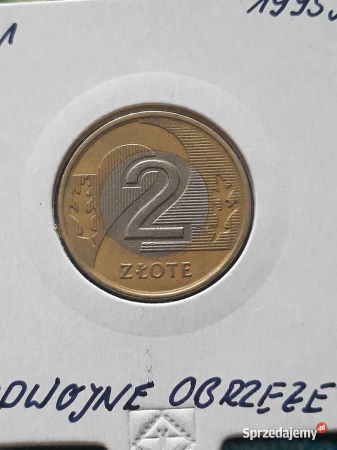 2 złote 1995 r z błędem mennicy 1 Konin