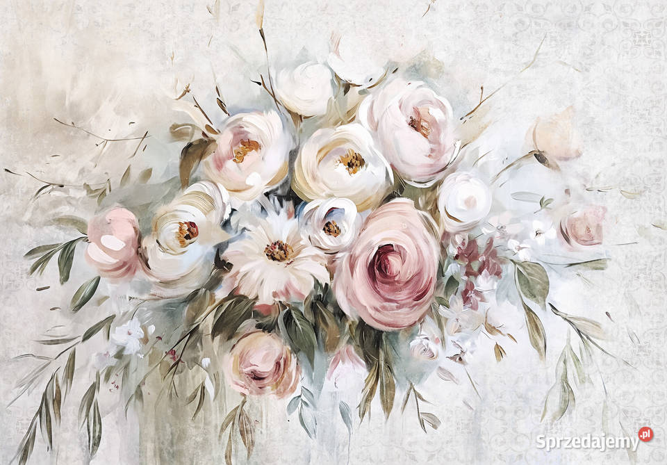 Tapeta fototapeta jasny duży kwiat sypialnia Leszno