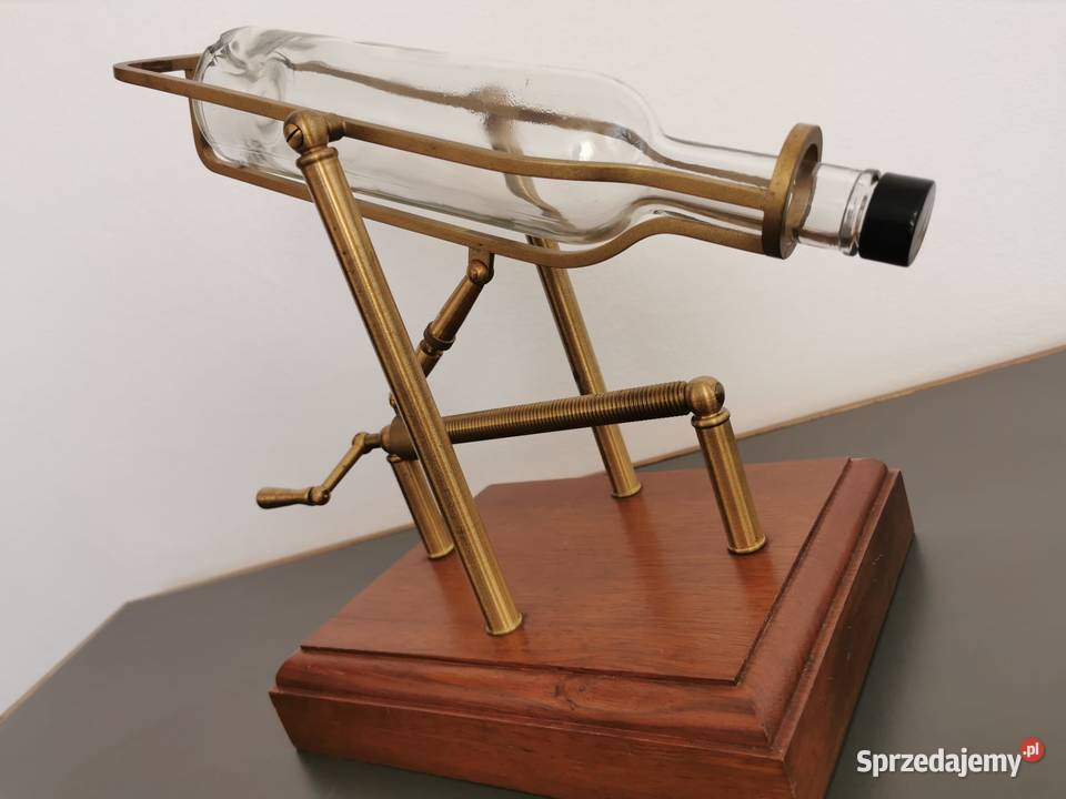 Regulowany stojak na butelkę alkoholu mosiądz Rzeszów