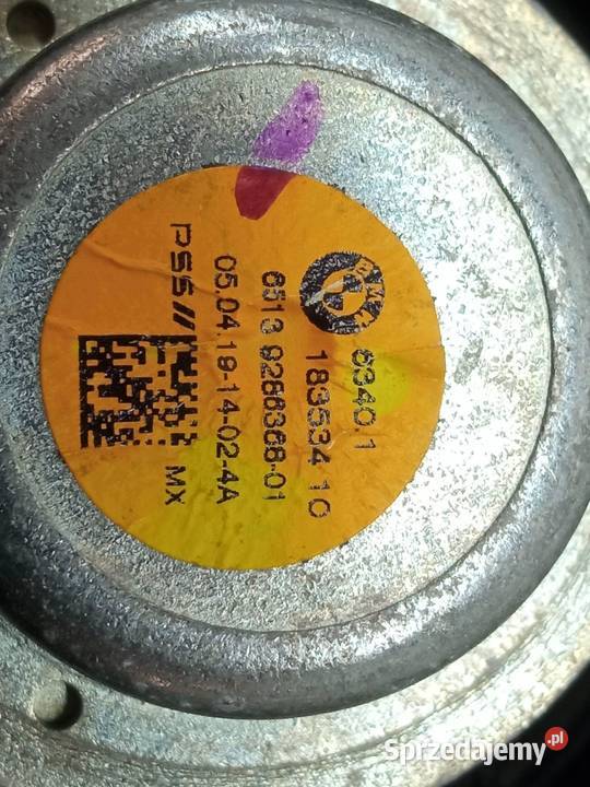 GŁOŚNIK 9286368 Bmw X6 II 20142019 F16 Sprzęt audio fabryczny
