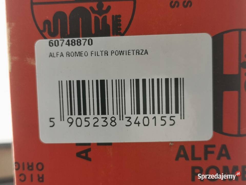 FILTR POWIETRZA ALFA ROMEO 33 ALFASUD 12 13