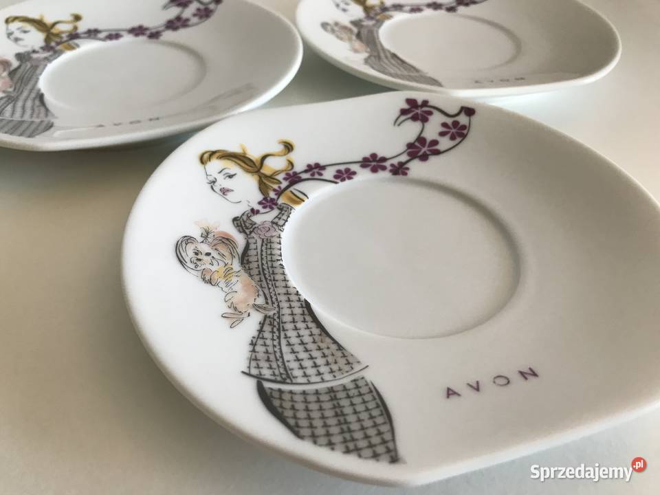 Avon filiżanki komplet 2 Porcelana i szkło podlaskie Łomża sprzedam