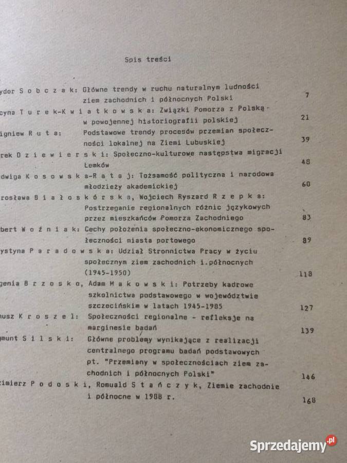 3680 Przemiany SpołecznoKulturowe Na Ziemiach Szczecin