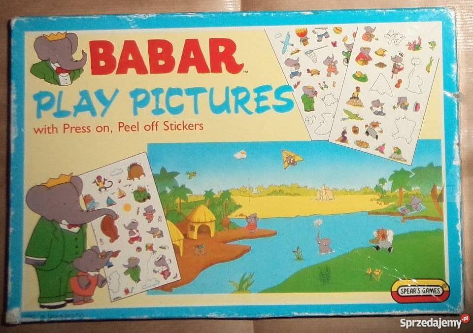 Słoń Barbar Play Pictures Spears game 1990 retro podkarpackie Rzeszów
