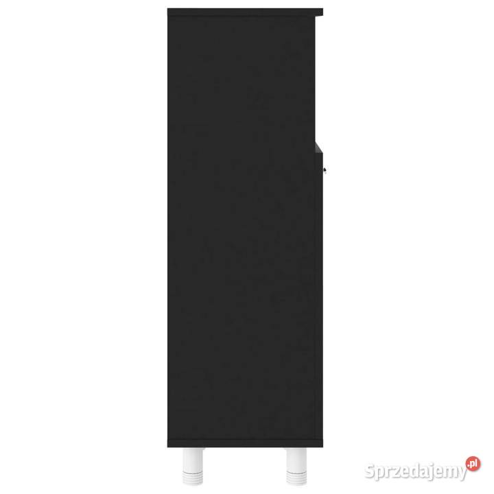Szafka łazienkowa czarna 30x30x95 materiał Warszawa
