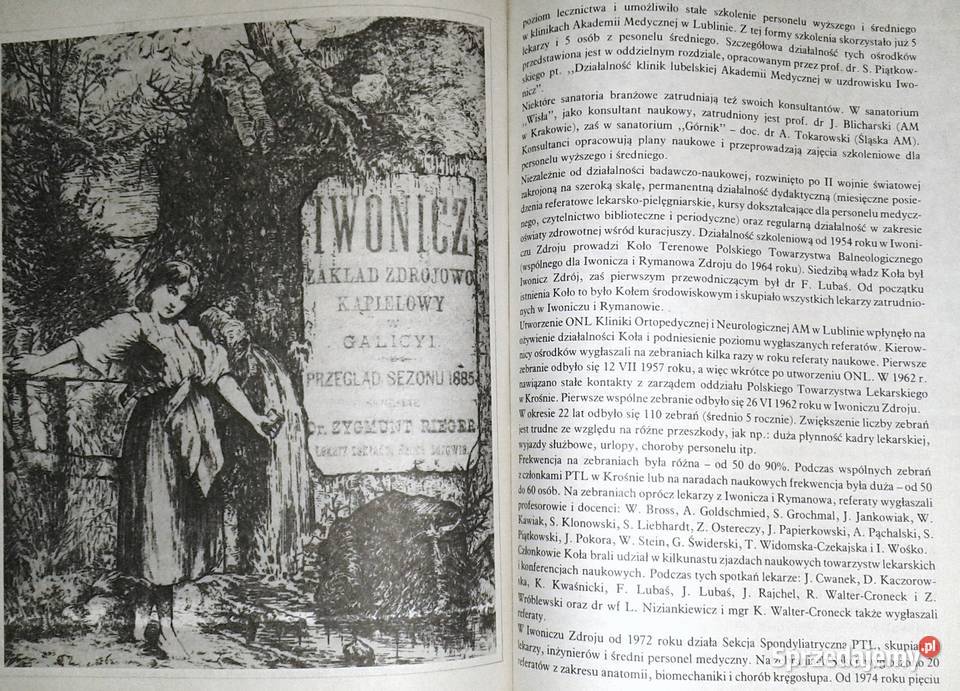 Iwonicz Zdrój Monografia E Sokołowksa J Cwanek i Rok wydania 1984 lubelskie Chełm