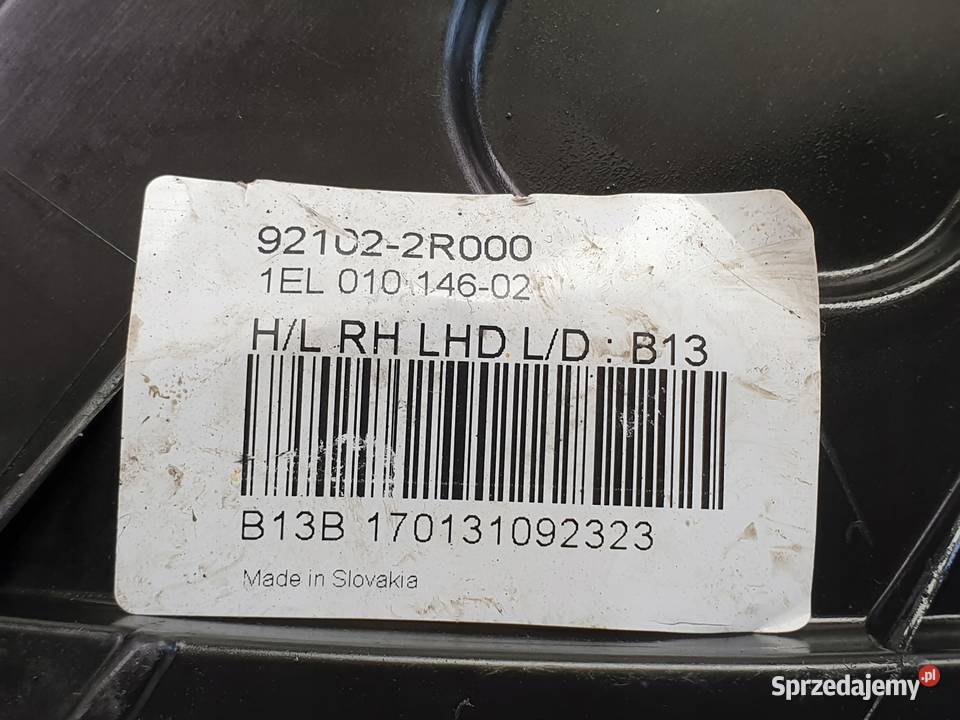 LAMPA PRAWA Hyundai i30 LIFT PRZEDNIA prawy Chełm