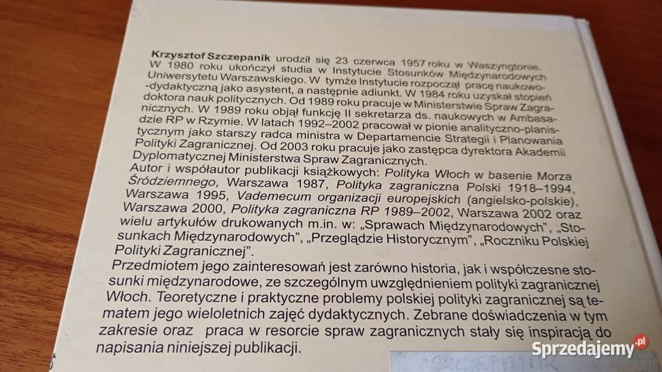 Dyplomacja Polski 19182005 struktury Gdańsk