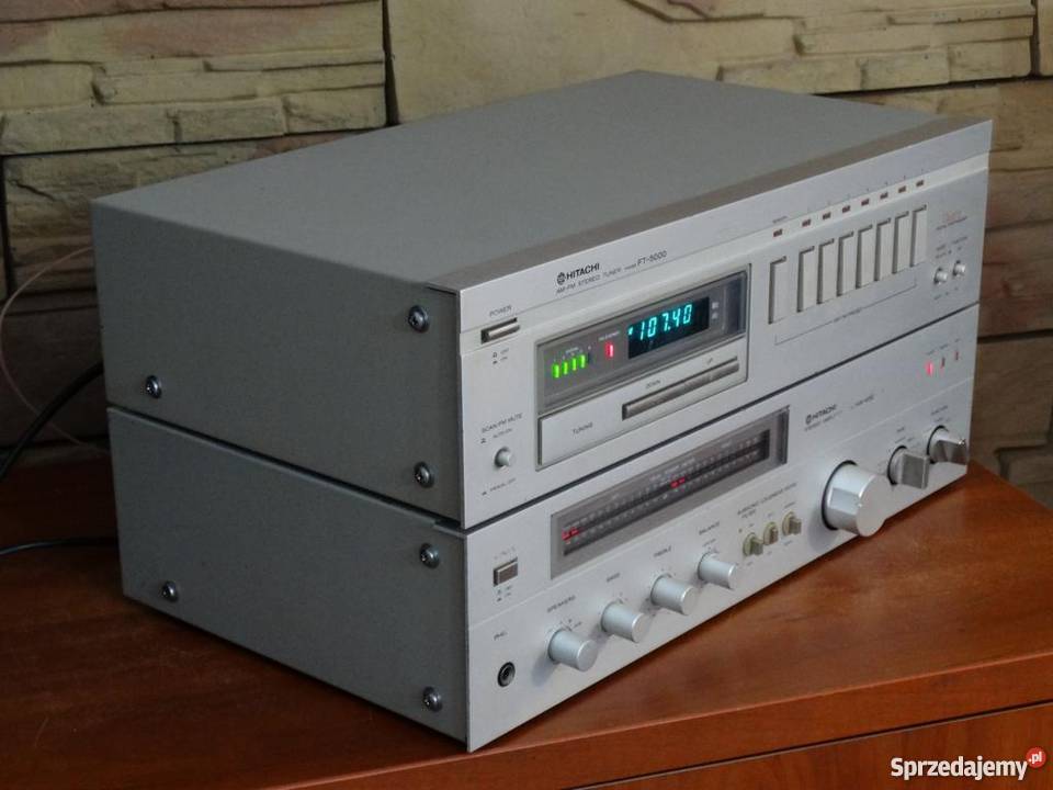 Wzmacniacz i tuner Hitachi HA4500 i FT5000 Jasło