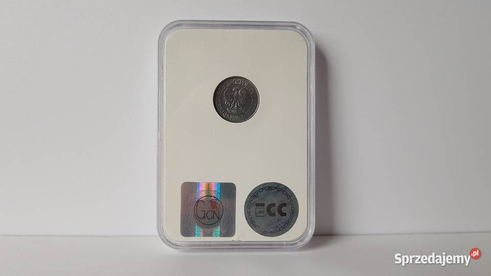 10 groszy 1963 MS66 holder GCN ECC PRL sprzedam