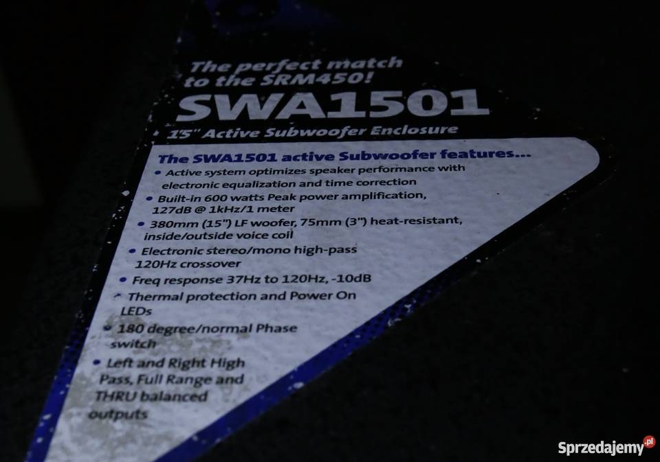 kolumna aktywna subwoofer MACKIE SWA 1501 Warszawa